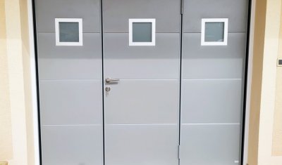 Installation d’une porte de garage basculante à  ST BONNET DE MURE !