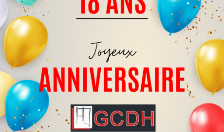 GCDH fête ses 18 ans !