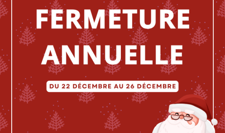 Fermeture de fin d'année