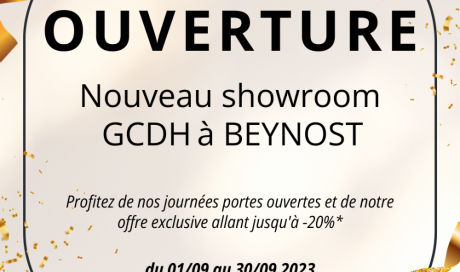 GCDH ouvre son nouveau showroom à Beynost !