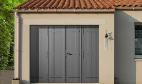 Installation d’une porte de garage battante à LOZANNE