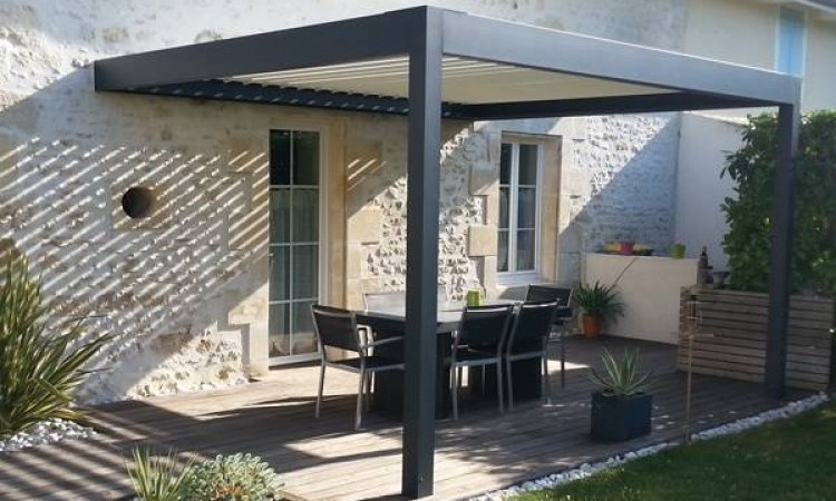 Pose de pergolas bioclimatiques STELLA à Saint-Symphorien-d'Ozon et sa région